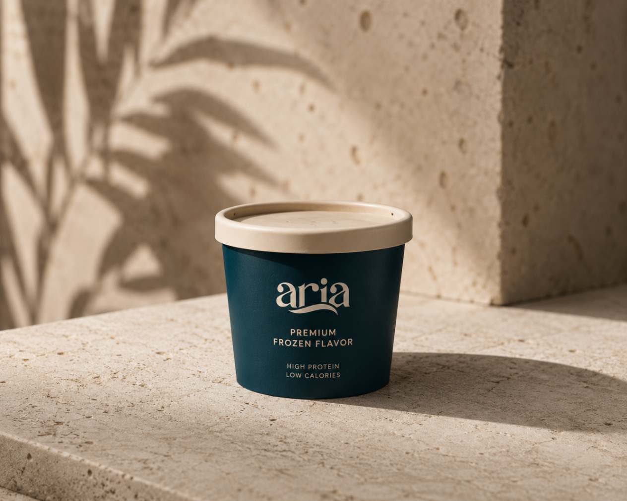 ARIA frozen flavor surrounded by raw ingredients